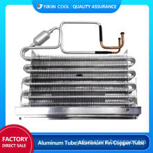 Aluminium tube aluminium fin evaporator